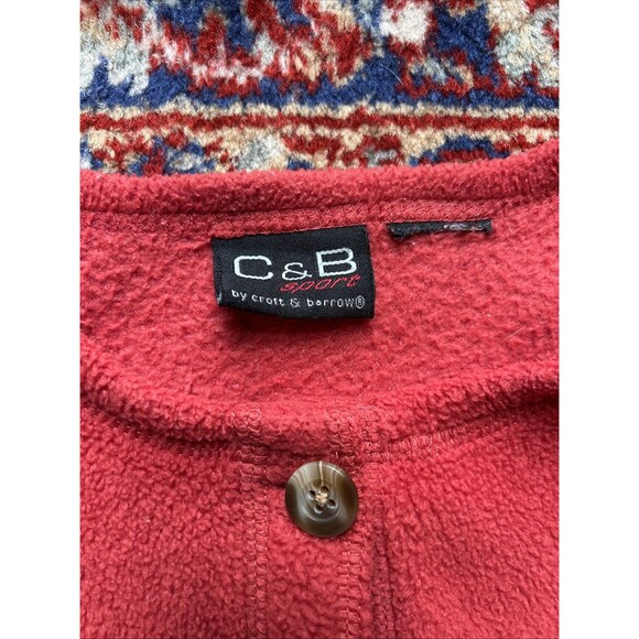 Croft and Barrow Sports Womens Sweater Medium Orange Cardigan Scarecrow Pumpkin - Picture 5 of 8